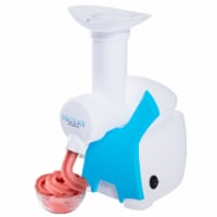 Frozay Dessert Maker 2.8 qt. Color Blue, Vegan Ice Cream & Frozen Yogurt Maker Soft Serve Des