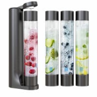 Fizzpod Home Soda Maker with 3 PET Bottles- Directly Carbonates Any Drink