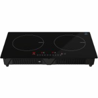 Cheftop Induction 2 Burner Cooktop - Portable 120V Digital Ceramic Top 2 Burner Electric Cook