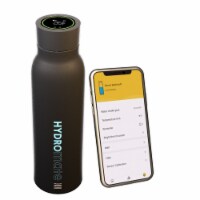 Hydromate 20 oz Black Stainless Steel Vacuum Insulated Hydration Water Bottle With App