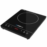 Cheftop Single Burner Induction Cooktop Portable 120V Digital Ceramic Top 1300W with Pot