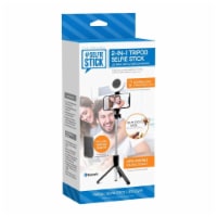 Emerge 2-in1 Tripod Selfie Stick With LED Ring Light Perspective: Main