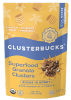 Lil Bucks® Buck's n Honey Superfood Granola Clusterbucks® Perspective: Main