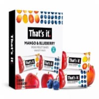 That's It Mini Fruit Bars Variety Pack Mango & Blueberry 10 Bars - 0.7 oz (20 g) Perspective: Main