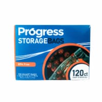 Progress Slider Food Storage Bags - Quart, 120 count