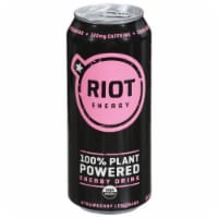 Riot Plant USDA Organic Strawberry Lemonade Powered Energy Drink