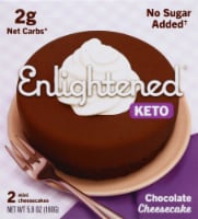 Enlightened Mini Keto Chocolate Cheesecakes Perspective: Main
