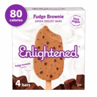 Enlightened® Fudge Brownie Greek Yogurt Bars Perspective: Main