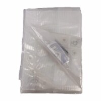 Queen of Tarps 6 x 8 Foot Heavy Duty Weather Proof All Purpose Tarp, Translucent