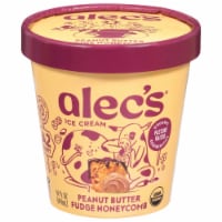 Alec's® Organic Peanut Butter Fudge Honeycomb Ice Cream Perspective: Main