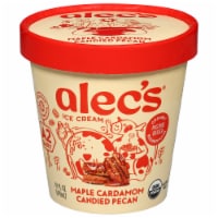 Alec's® Maple Cardamom Candied Pecan Organic Ice Cream Pint Perspective: Main