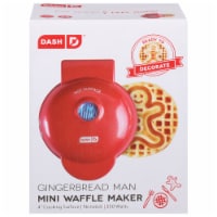 Dash Gingerbread Man Mini Waffle Maker