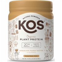 KOS® Organic Chocolate Peanut Butter Plant Protein Powder