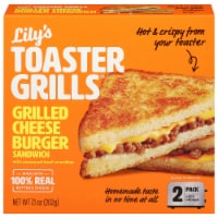 Lily's Toaster Grills® Grilled Cheeseburger Sandwich Perspective: Main