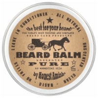 Honest Amish Pure Beard Balm Unscented - 2 oz (60 ml) Perspective: Main