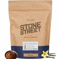 Cold Brew Vanilla Hazelnut Flavor, 100% Colombian Dark Roast Gourmet Course Ground Coffee 1lb