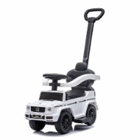 Best Ride On Cars Kids Outdoor Stroller Mercedes G Wagon 3 in 1 Push Car White 1 Piece Kroger