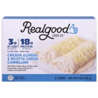The Real Good Food Company Grande Chicken & Alfredo Cannelloni Frozen Meal