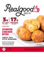 The Real Good Food Company Taco Style Stuffed Chicken Nuggets Perspective: Main