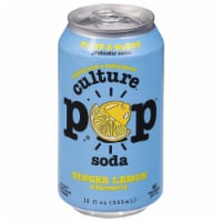 Culture Pop® Ginger Lemonade & Tumeric Fizzy & Gutsy Probiotic Soda