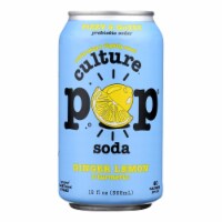 Culture Pop Soda - Soda Ginger Lemon - 12 fl. Oz, 4 Per Pack (6 Packs Total)