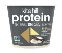 Kite Hill® Vanilla Protein Dairy Free Almond Milk Yogurt Tub Perspective: Main