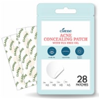 Claene Acne Pimple Concealing Patch - Invisible, Hydrocolloid, Blemish Spot 28 Count