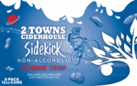 2 Towns Ciderhouse® Sidekick Non-Alcoholic Cosmic Crisp Perspective: Main