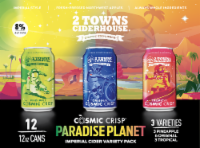 2 Towns Ciderhouse® Cosmic Crisp® Paradise Planet Imperial Cider Variety Pack Perspective: Main