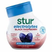 Stur™ Black Raspberry Water Enhancer Bottle Perspective: Main
