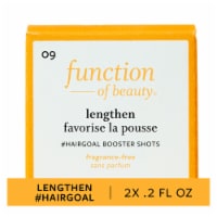 Function of Beauty® Lengthen Hair Goal Booster Shots with Hops Extract Perspective: Main