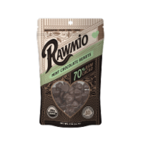 Rawmio 70% Raw Mint Chocolate Hearts