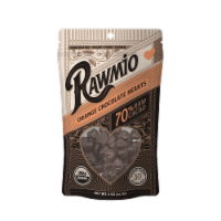 Rawmio 70% Raw Orange Chocolate Hearts