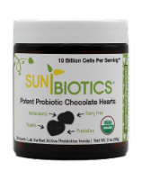 Sunbiotics Potent Probiotic Chocolate Hearts