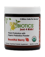 Sunbiotics Just 4 Kids Bountiful Berry Potent Probiotics with Organic Prebiotics Powder