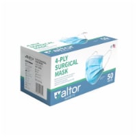 Altor Safety Surgical Mask 4PLY Level 3,PK50  62232