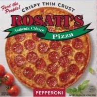 Rosati's Thin Crust Pepperoni Frozen Pizza Perspective: Main