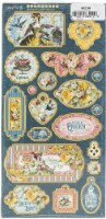 Ephemera Queen Chipboard Die-Cuts 6 X12  Sheet-