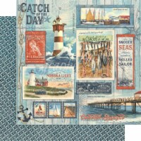 Catch Of The Day Double-Sided Cardstock 12 X12 -Catch Of The Day