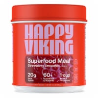 Happy Viking® Complete Superfood Powder - Strawberry Smoothie Perspective: Main