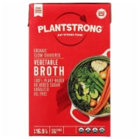 Plantstrong 89424 16.9 oz Slow-Simmered Vegetable Broth, Pack of 6