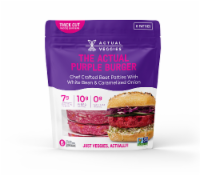 Actual Veggies the Actual Beet Veggie Burger