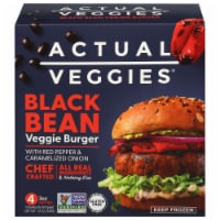 Actual Veggies® Black Bean Veggie Burgers Perspective: Main