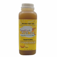 Franklin's® Liquid Gold Fruit Iced Tea Bottle Perspective: Main