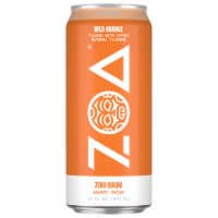 ZOA® Zero Sugar Wild Orange Energy Drink Can Perspective: Main