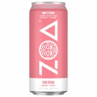 ZOA® White Peach Zero Sugar Energy Drink Perspective: Main