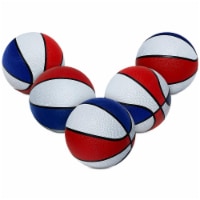 Botabee 7  Mini Basketball Set for Pop A Shot | 5 Pack: Red, White & Blue (Size 3, 7in)