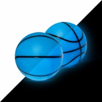 Botabee 5  Glow in Dark Mini Basketballs, 2 Pack | Blue & Green