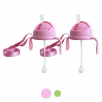 Botabee 3-in-1 Pink Weighted Straw Sippy Cup Conversion Kit (2 Pack)