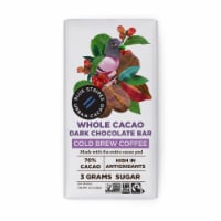 Blue Stripes Whole Cacao Cold Brew Coffee Chocolate Bar